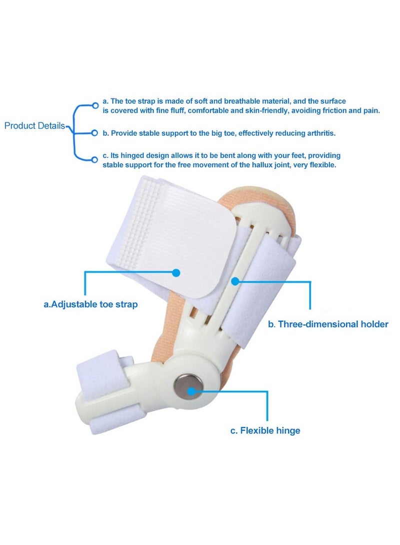 Bunion Corrector, Adjustable Knob Bunion Splint For Bunion Relief, Suitable For Left And Right Foot Toe Correction - Image 4