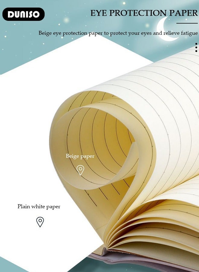 DUNISO Journal Notebooks, Soft Cover A5 Notepad for Premium Thick Paper, Classic Notebooks for Waterproof and Scratch-resistant, Note Taking for Office Home School Business Writing - Image 2