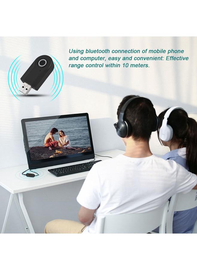 Thoraya Bluetooth Audio Transmitter TV PC Bluetooth 3.5mm Audio Adapter Transmitter Receiver  - Image 3