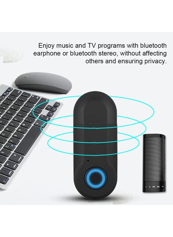 Thoraya Bluetooth Audio Transmitter TV PC Bluetooth 3.5mm Audio Adapter Transmitter Receiver  - Image 4