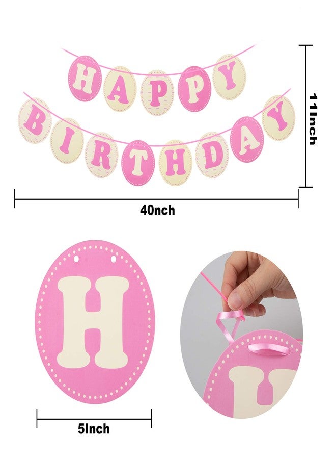 GAGILAND Dog Birthday Party Supplies Bandana Hat Banner Set Dog Boy Girl Cute Bow Tie Scarf Birthday Decorations (Pink with Balloon) - Image 3