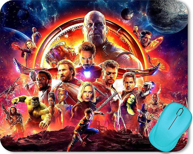 Webelkart Designer Superheroes Printed Gaming Non-Slip Rubber Base Mouse pad for Laptop and Computer JC05297 - Image 1