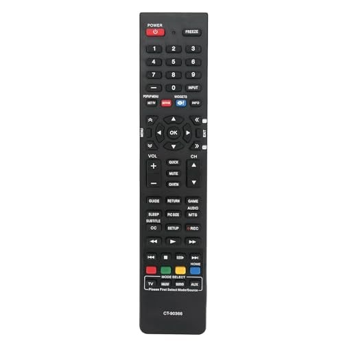 Beyution New CT-90366 CT 90366 CT90366 Replace Remote Control fit for Toshiba 24SL415U 32SL415Y 55SL417U 24SL415UM 32SL415 24SL415 40S51U 42SL417 42SL417U 46SL417 46SL417U 55SL417 32SL415U TV - Image 1