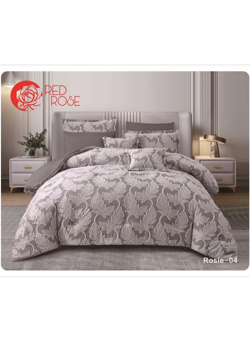 Red Rose Two-piece quilt set, a luxurious summer mattress with excellent medium filling, consisting of 8 pieces / king size 240*260 