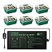 VIVOSUN VIVOSUN 6-Pack Seed Starter Trays with 10"x20.75" Seedling Heat Mat, Self-Adjusting Dual Digital Display Temperature  - Image 2