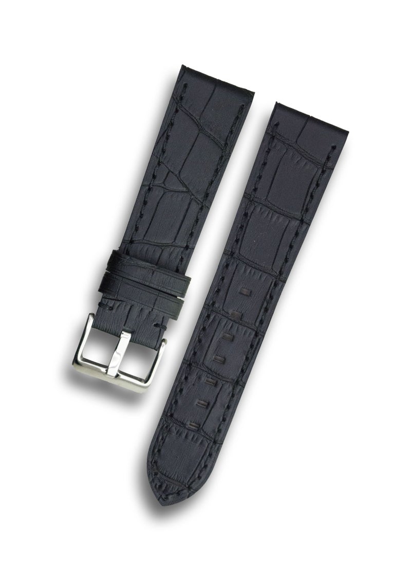 Edge E6/17 Leather Watch Strap, Multiple Colors & Sizes (18mm-24mm) - Image 2