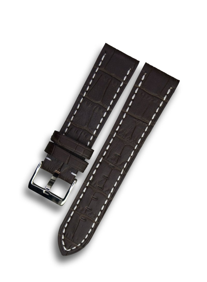 Edge E6/17 Leather Watch Strap, Multiple Colors & Sizes (18mm-24mm) - Image 4