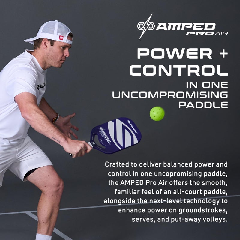 Selkirk Sport Amped Pro Air 2025 Pickleball Paddle | Fiberglass Pickleball Paddles with a Polypropylene X5+ 16mm Core | Throatflex | Flex Foam | Pickleball Rackets Made in The USA | Epic Purple - Image 2