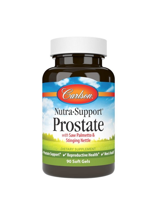 Carlson كارلسون - دعم البروستاتا نوترا-سبورت، مع بالميتوسا و القراص، دعم البروستاتا، صحة الإنجاب و صحة الرجال، 90 كبسولة لينة - Image 1