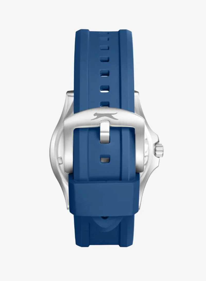 Slazenger blue Men's Silicone Analog Watch SL.9.2531.1.02 - 42 mm for Men | Best Price UAE