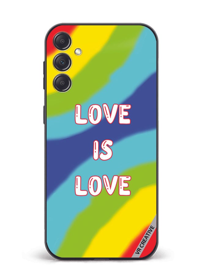 VR CREATIVE Protective Case Cover For Samsung Galaxy M54 Love Is Love Design Multicolor - Image 1