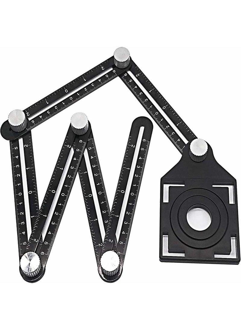 Benan Tools Aluminum Multi-Function Hole Template Ruler  - Image 5
