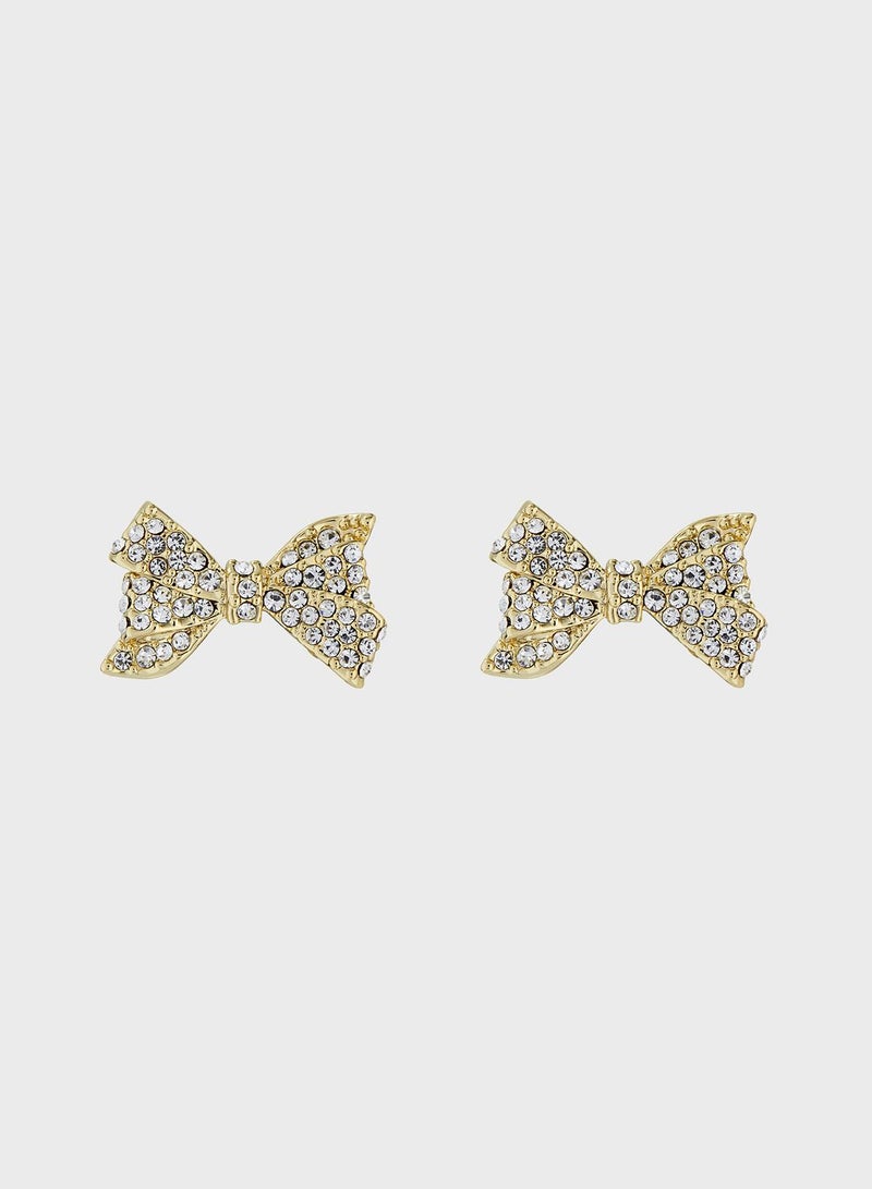 Ted Baker Barseta Crystal Bow Stud Earrings  - Image 1