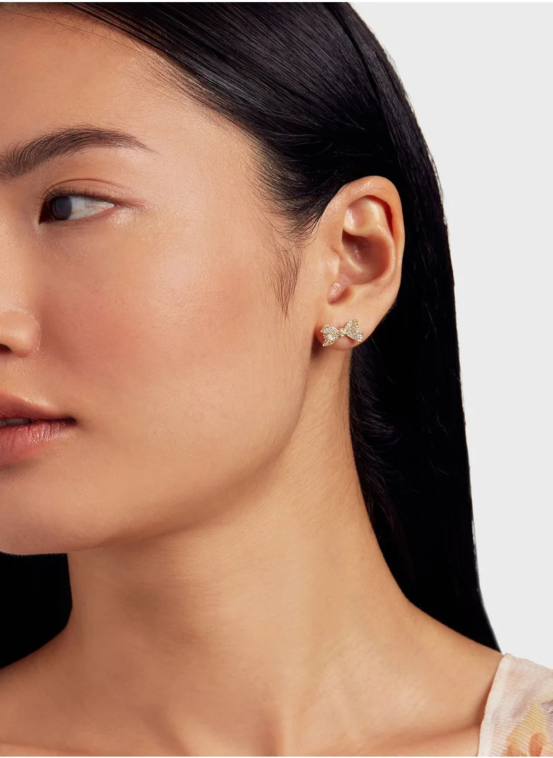 Ted Baker Barseta Crystal Bow Stud Earrings