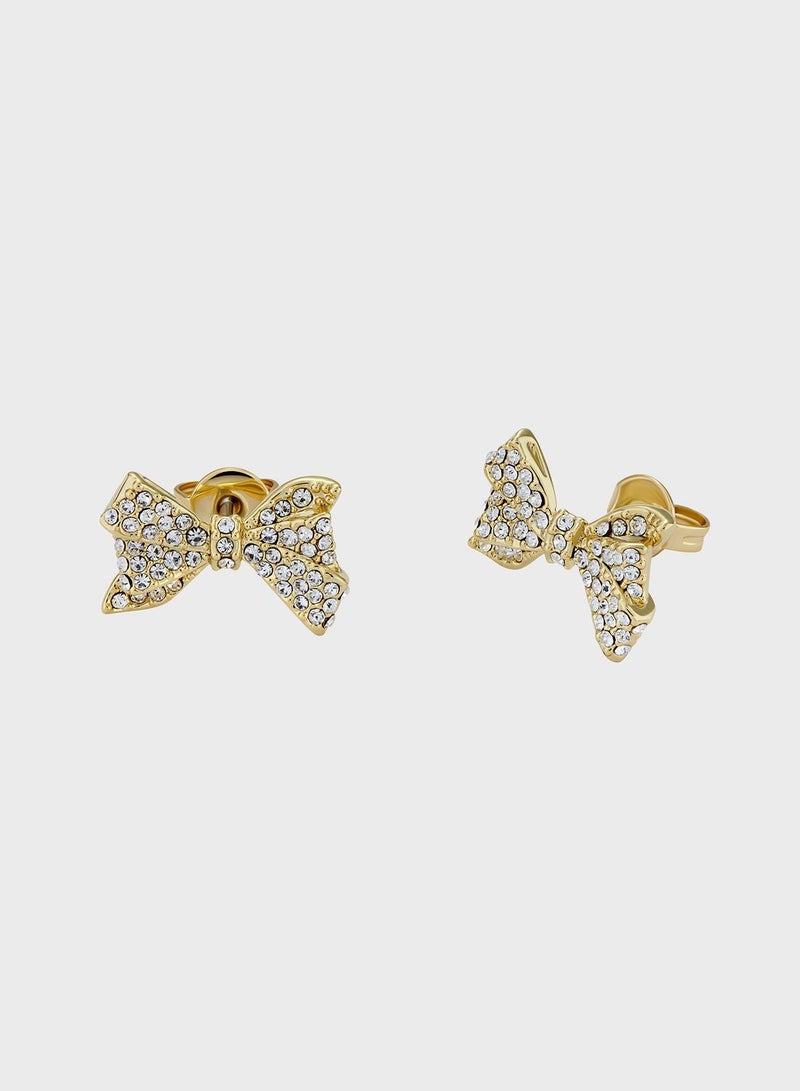 Ted Baker Barseta Crystal Bow Stud Earrings  - Image 2