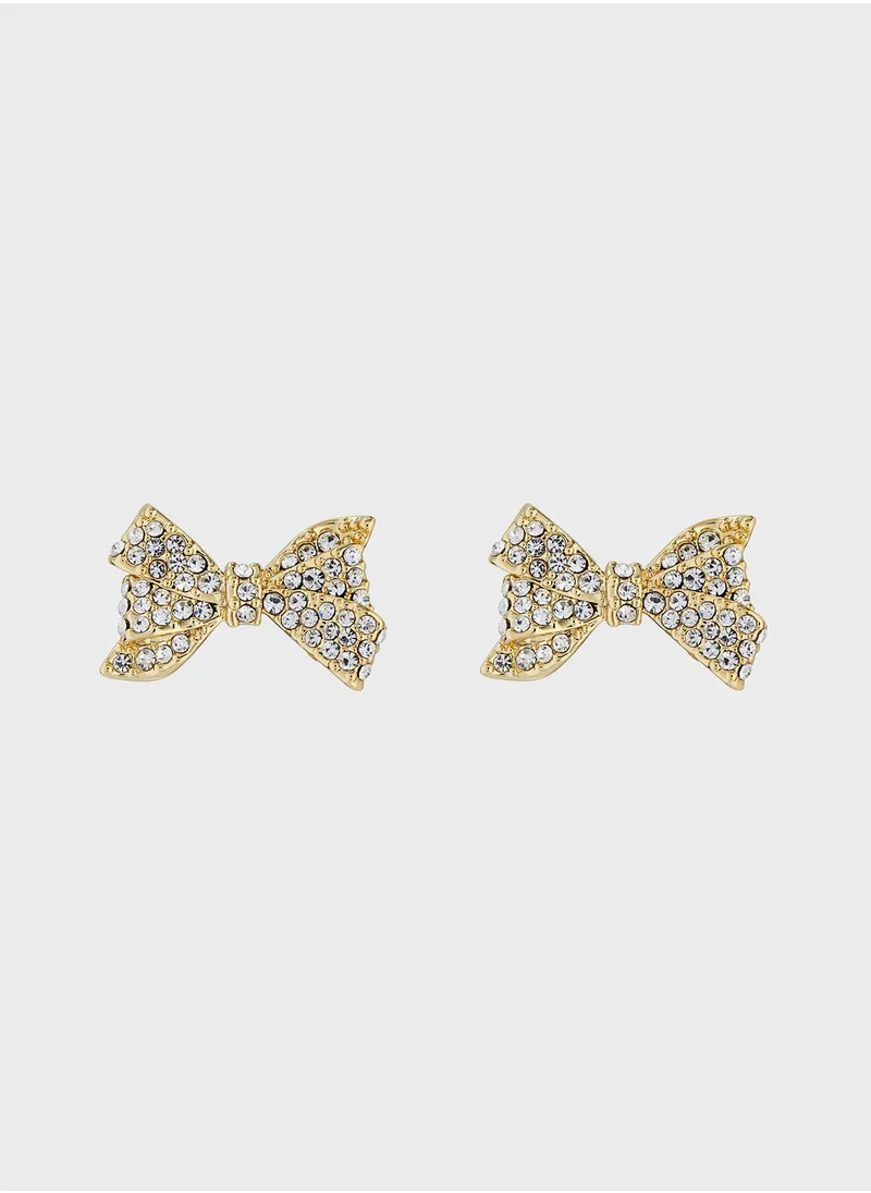 Ted Baker Barseta Crystal Bow Stud Earrings