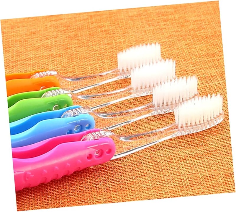 فرشاة أسنان قابلة للطي 4 قطع - محمولة خفيفة الوزن مدمجة لتنظيف الأسنان - Image 5