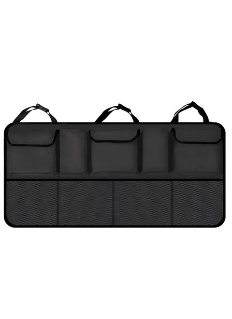 Car Boot Organiser Super Capacity Car Organiser,Hanging Car, SUVBackseat Foldable Car Saving Space Organizer, Equipped With Car Boot Tidy Storage Bag, Space Saving Exper,Black
