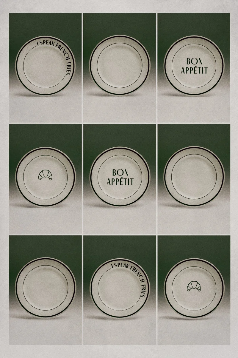 اتش اند ام صحن متوسط الحجم من البورسلين