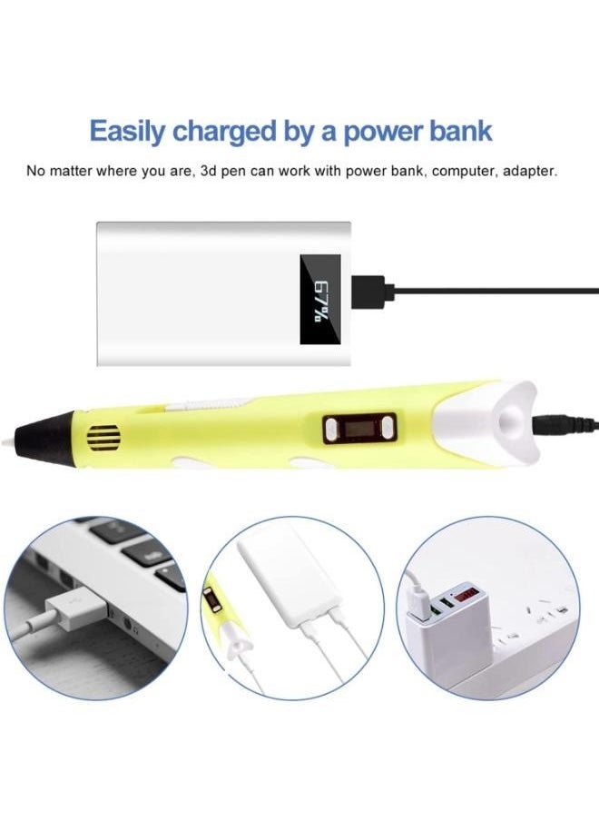 ELTRAZONE 3D Printing Pen Compatible with PLA and ABS Filaments Ideal for 3D Drawing and Creative Projects Fun and Educational Arts and Crafts Tool Great Gift for Kids Teens and Adults - Image 4