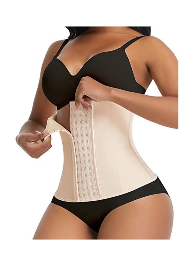 Generic Waist Trainer for Women Latex Underbust Corsets Cincher Hourglass Body Shaper 4 Hooks Size S  - Image 2