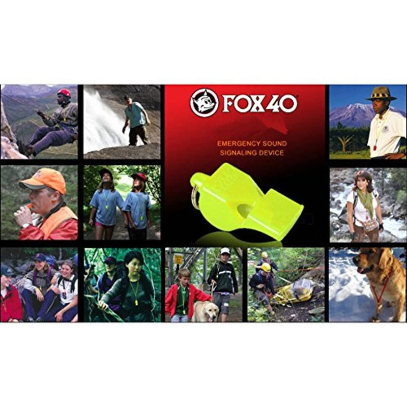 Fox 40 Classic CMG Whistle with Breakaway Lanyard - Red,115 db (Single with Lanyard) - Image 5