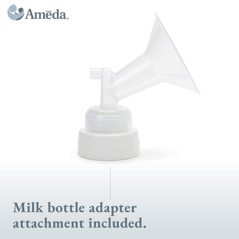 Ameda Mya Breast Pump Replacement Flanges 30mm, 2 Count, Comfort Fit Angled Flange - Image 3