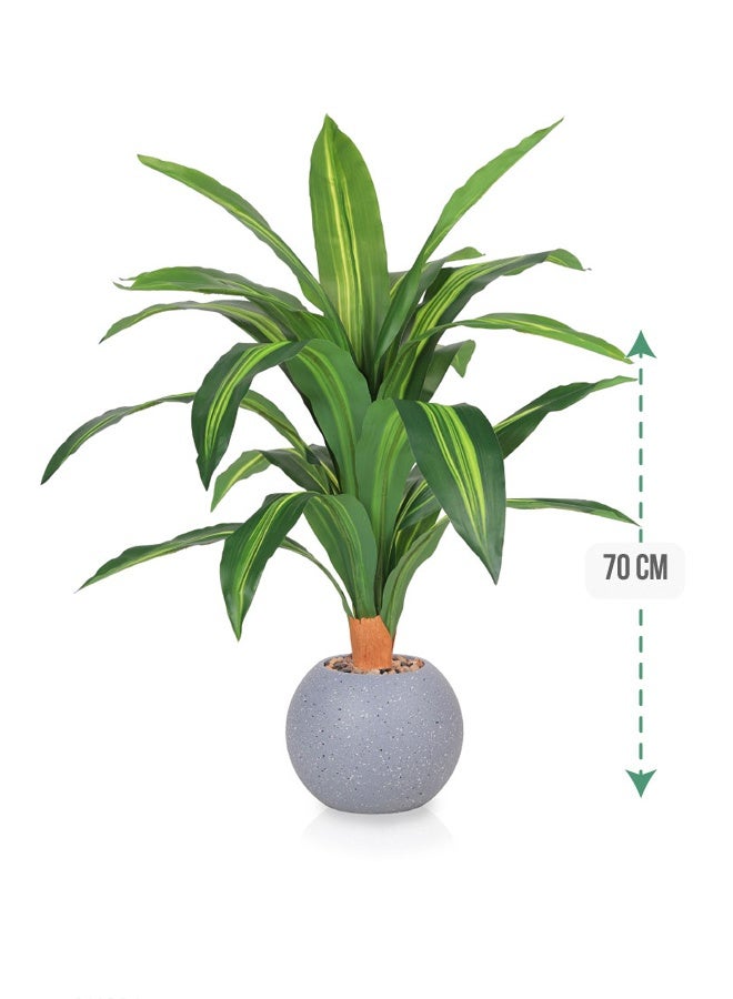 DRAMA HOME An artificial corn plant, 70 cm tall – a touch of nature with lasting elegance.  - Image 1