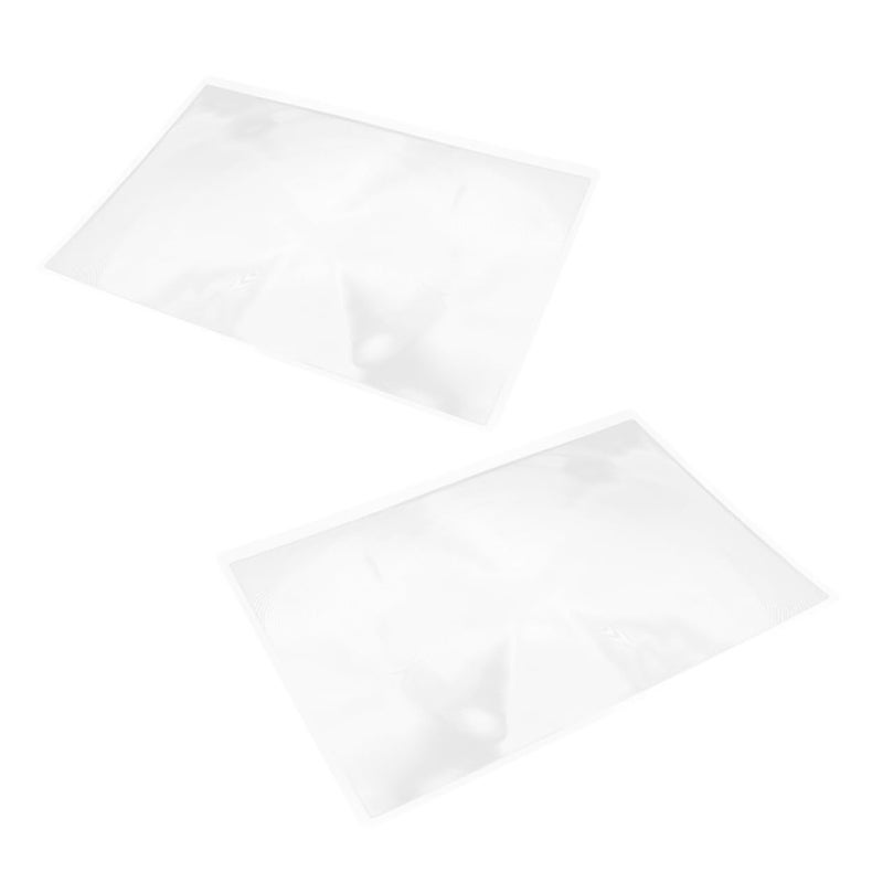 Full Page Magnifying Sheet 2 Pack Large Reading Magnifier For Seniors Easy Clean - Image 2