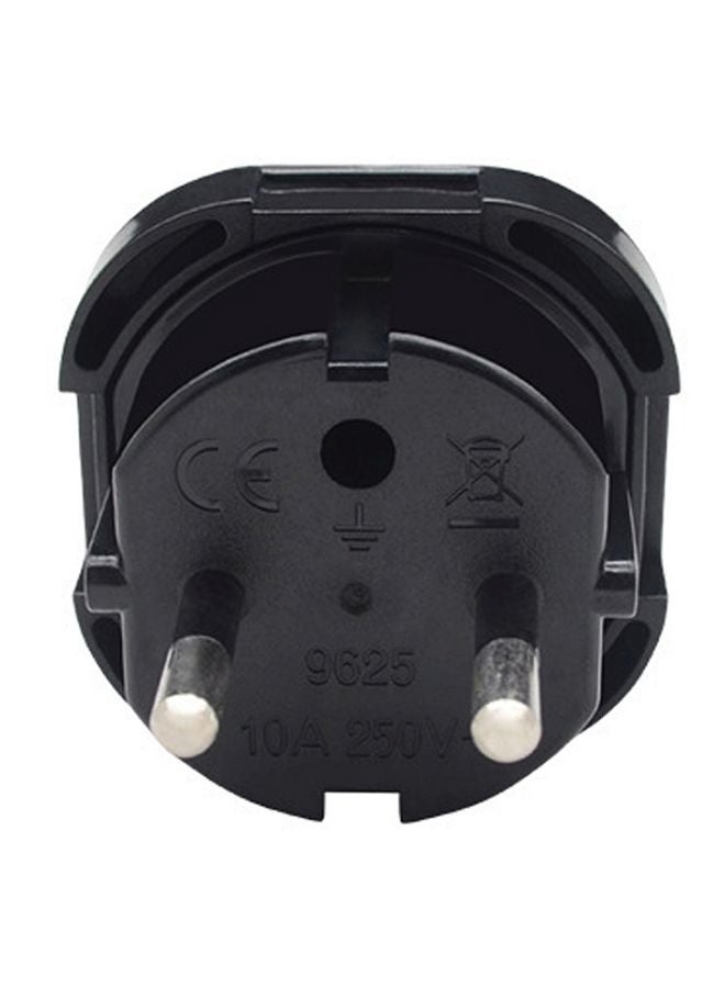 HOMESTAR UK to EU Travel Converter,UK 3-Pin to European 2-Pin Grounded Travel Adapter Plug，EU 2 Cylindrical Plug to UK 3 Holes Socket AC Power Charger Adapter - Image 3