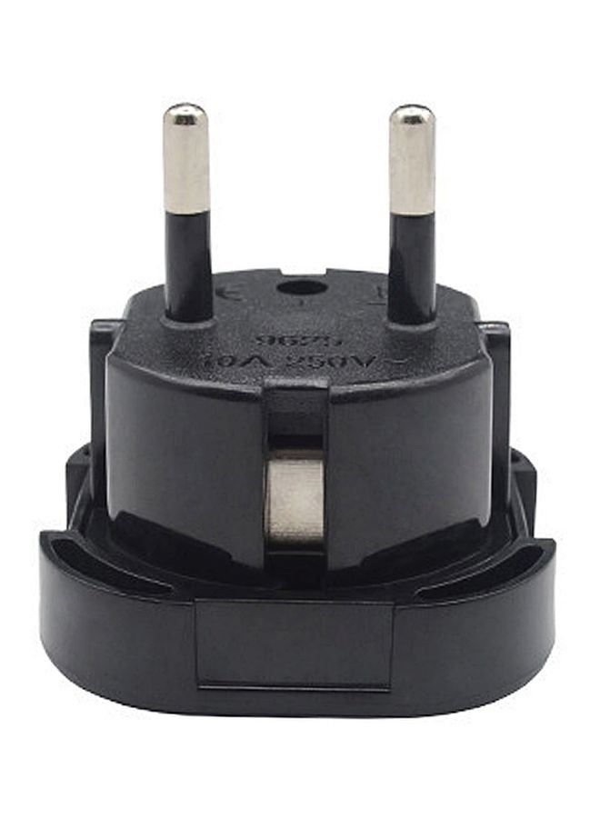 HOMESTAR UK to EU Travel Converter,UK 3-Pin to European 2-Pin Grounded Travel Adapter Plug，EU 2 Cylindrical Plug to UK 3 Holes Socket AC Power Charger Adapter - Image 2