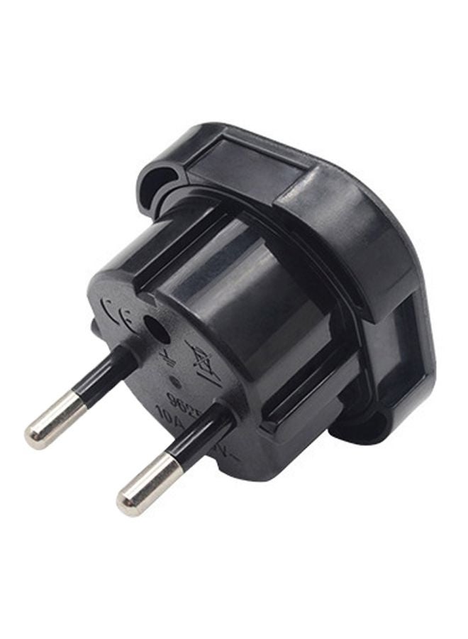 HOMESTAR UK to EU Travel Converter,UK 3-Pin to European 2-Pin Grounded Travel Adapter Plug，EU 2 Cylindrical Plug to UK 3 Holes Socket AC Power Charger Adapter - Image 1