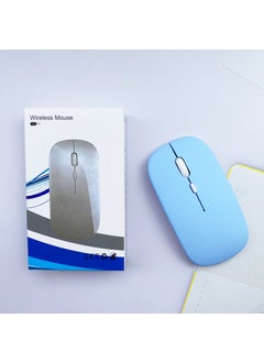 Bluetooth mouse for Microsoft Surface Pro8/7 + two-in-one tablet wireless mouse Surface PSky blue mouse-single Bluetooth battery Sky blue mouse-single Bluetooth battery