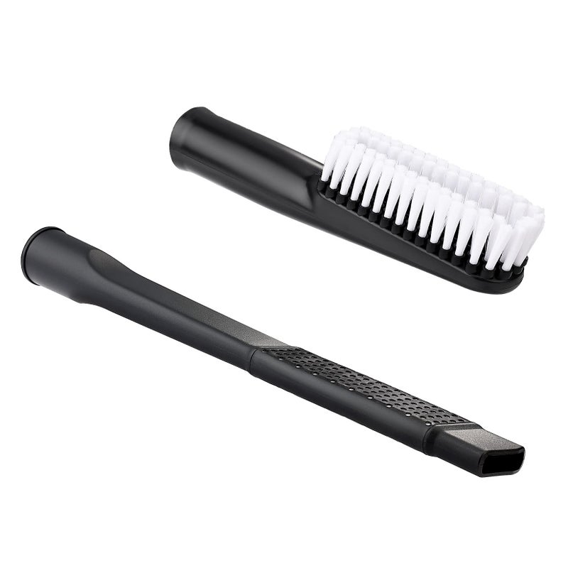 ShopVac 2PC 8011848 Car Cleaning Kit 114 in Diameter Flexible Crevice Tool Soft Auto Brush
