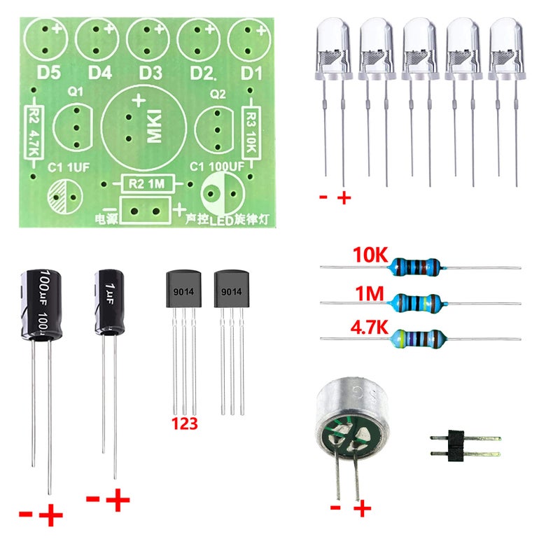 tingbowie Soldering Practice Kit â€“ DIY Electronic Soldering Project Training Board for Beginners - Image 2