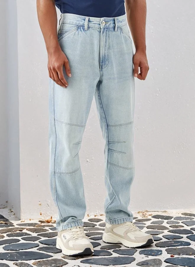 Lee Cooper Lee Cooper Panelled Jeans with Pockets