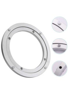 Generic Turntable Ball Bearings, Heavy Duty Quiet Turntable Bearings Swivel, Table Bearings Aluminum Alloy Swivel Turntable Bearings Swivel Plate Hardware for Desktop Craft Projects (1 item 8 inch)  - Image 4