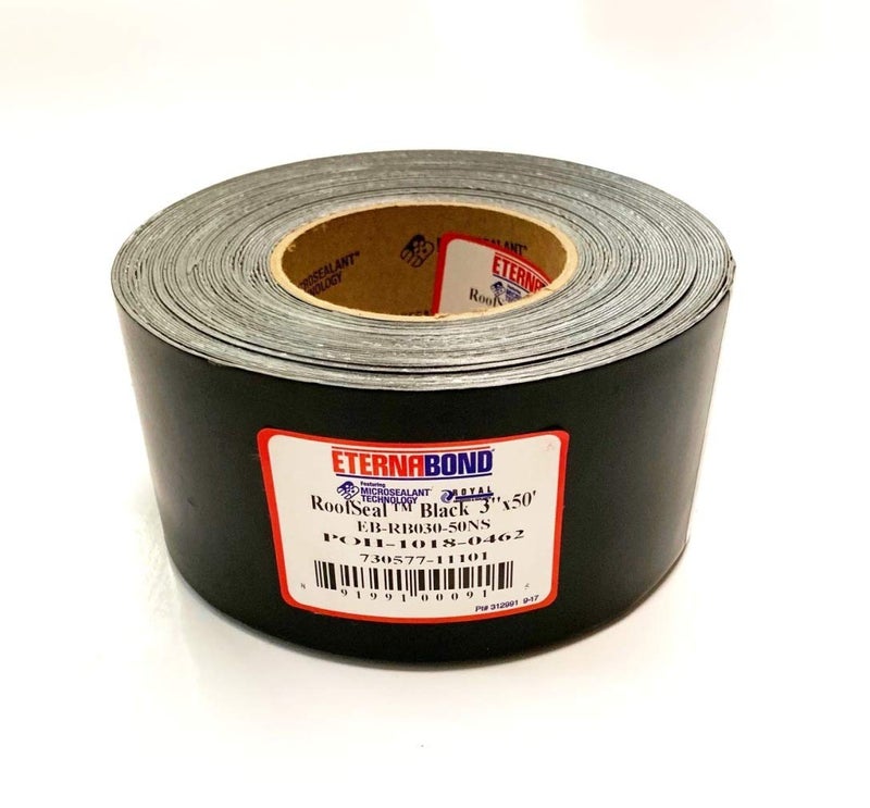 EternaBond RSB-3-50 RoofSeal Sealant Roof Repair Tape, Black (3" x 50', Black) - Image 1