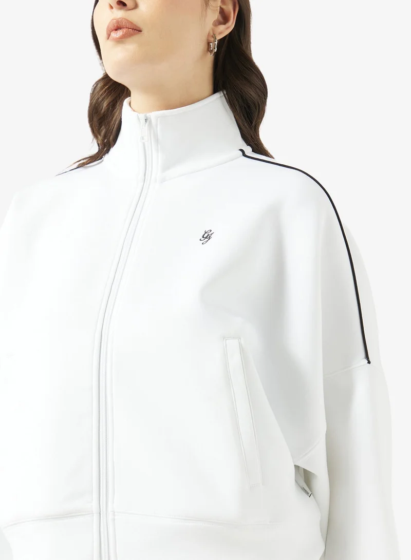 Guess  Drop Shoulder Scuba Sweatshirt for Women | Best Price UAE