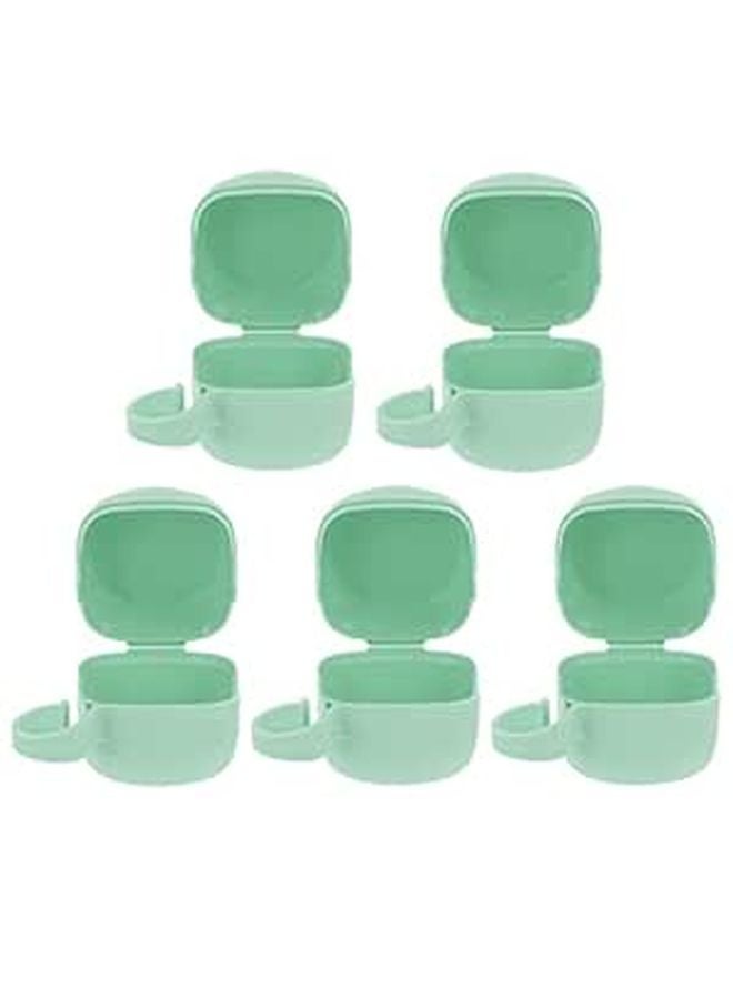 5Pcs Portable Pacifier Holder Storage Box Compact Organizer Case For Essentials