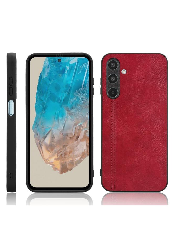 اس-توب جراب لهاتف Samsung Galaxy M35 بغطاء خلفي بخياطة بنمط بقرة - Image 1