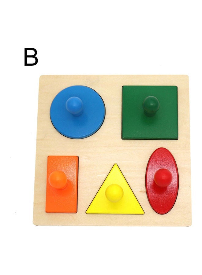 NIBEMINENT Geometric Shape Pegged Puzzle 