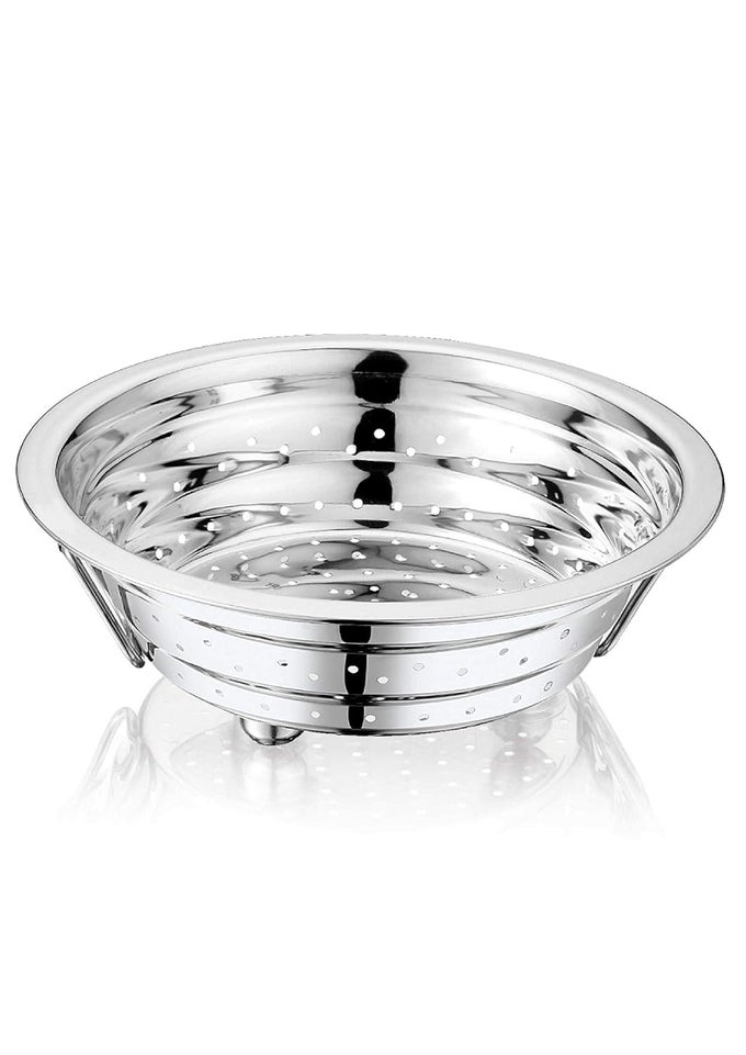 - AAKRUTI NO. 5 COLANDER STAINLESS STEEL, WASHING BOWL, STRAINER FOR KITCHEN 1PC (LARGE)