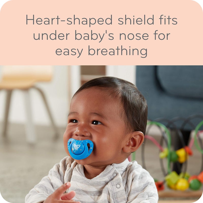 NUK Orthodontic Pacifiers 618 Months Pack, Outer Space - Image 4