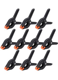 Generic Spring Clamps, 10pcs Backdrop Clips 4.5 Inch Heavy Duty Plastic Spring Clamps Set Plastic Clips Clamps for Woodworking, Photography Studio, Plate, Home Improvement, DIY  - Image 1