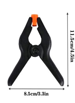 Generic Spring Clamps, 10pcs Backdrop Clips 4.5 Inch Heavy Duty Plastic Spring Clamps Set Plastic Clips Clamps for Woodworking, Photography Studio, Plate, Home Improvement, DIY  - Image 2