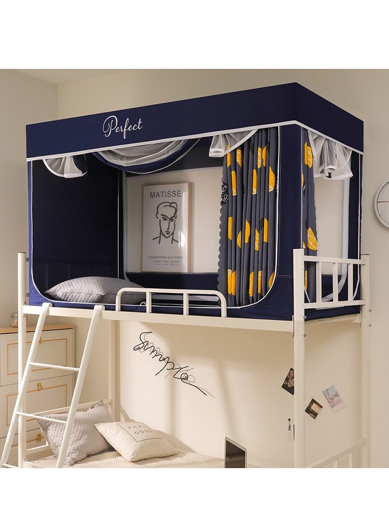 Arabest Bed Canopy Tents Curtain Blackout Curtain Single Bed Tent Curtain Student Shading Cloth Bed Canopy Mosquito Net Student Sleep Privacy Protection - Image 1