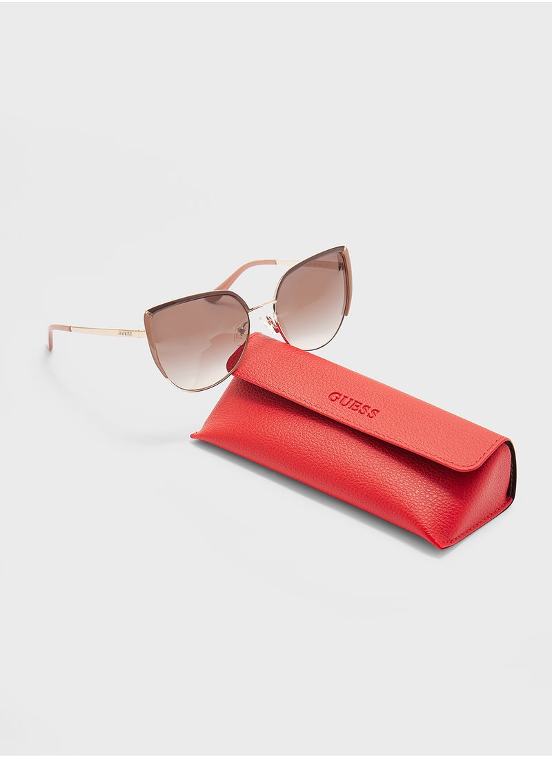 GUESS Gu0021759F59 Cat Eye Sunglasses  - Image 4