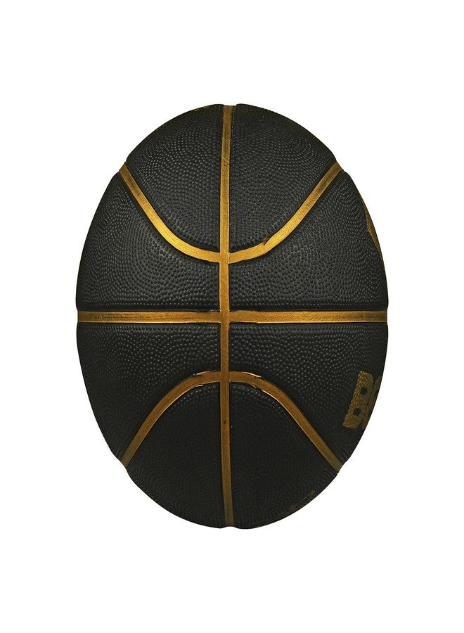 BELCO SPORTS Fontana Basketball, Size 7, Black, Rubberized, Official Match Ball, Indoor/Outdoor Use - Image 2