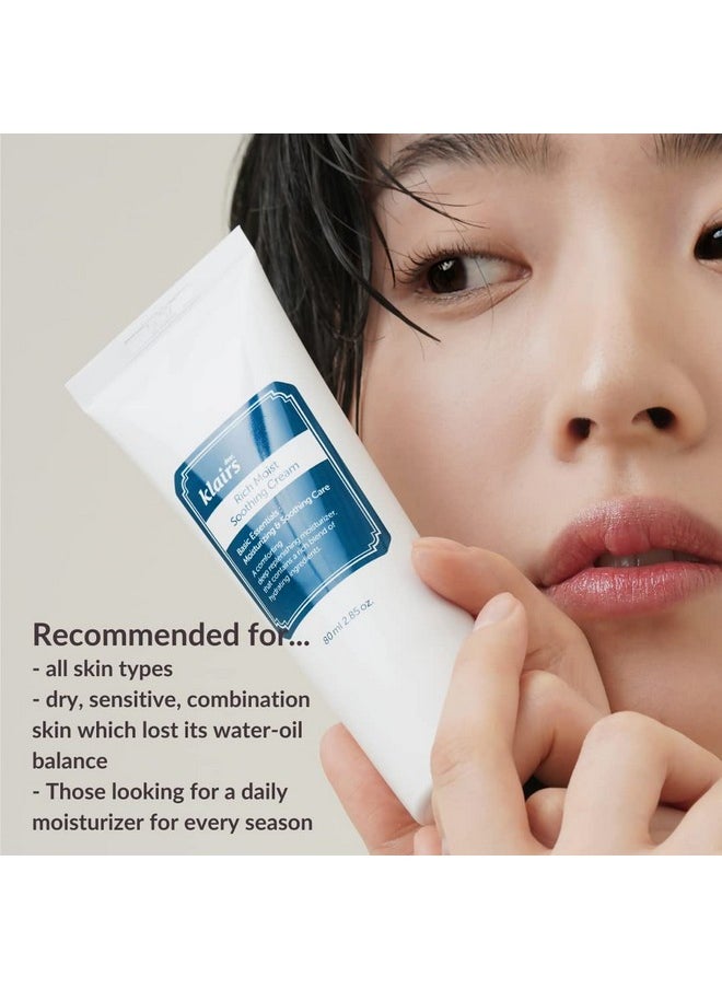 DearKlairs DearKlairs Rich Moist Soothing Cream 80ml, Sensitive Skin, Hypoallergenic, Centella Asiatica, Ceremide, Moisturizer, Full Hydration, Non-sticky texture, K-beauty  - Image 3